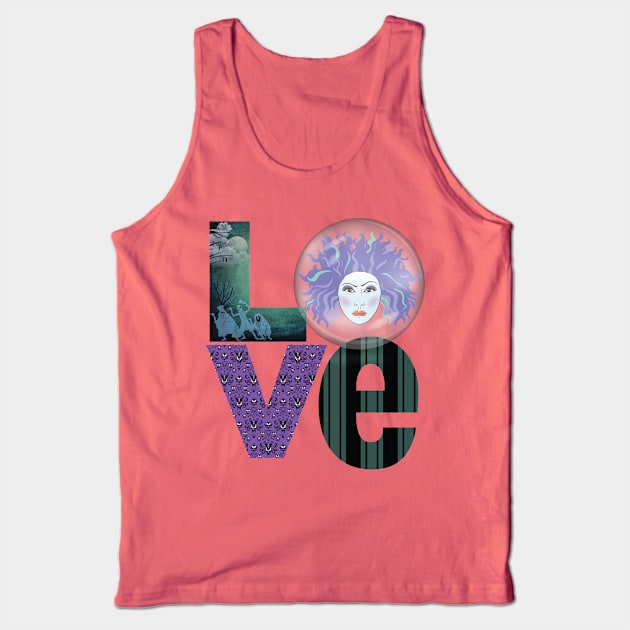 Grim Grinning LOVE Tank Top by 5571 designs